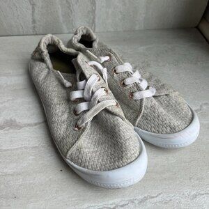 ** Tommy bahama womens flat shoes memory foam grey 9